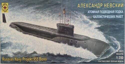 1/350 Russian Nuclear Submarine ALEXANDER NEVSKY (Project 955) Modelist 135072