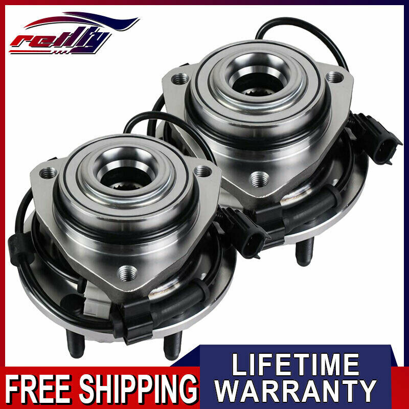 Pair Front Wheel Hub Bearing Assembly for 20022009 GMC Envoy Chevy