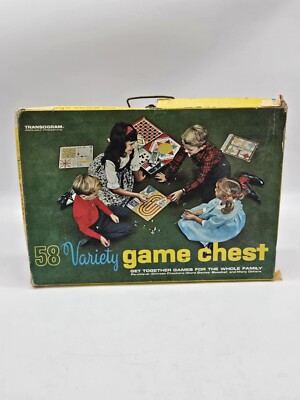 1964 Variety Game Chest 58 Games by Transogram VGM