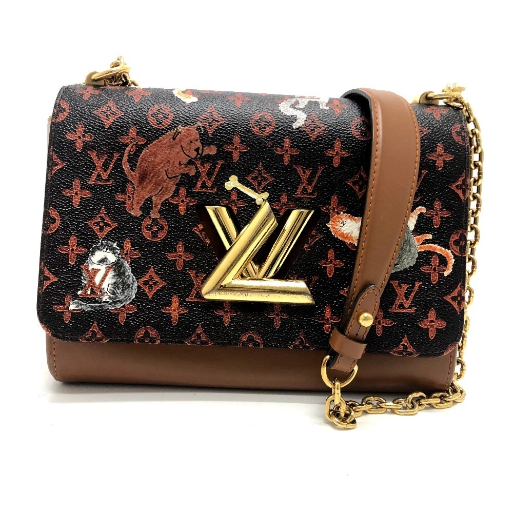 Louis vuitton crossbody bag shop gold chain