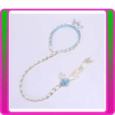 Girls Cinderella Wig Headband Hair Plait Disney Princess Kids Costume Accessory