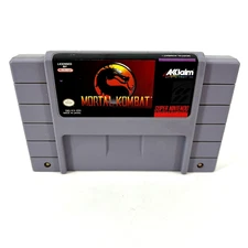 SNES Mortal Kombat 1 Super Nintendo Original And Authentic