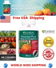 Trunature PROSTATE PLUS HEALTH COMPLEX 250 Softgels Saw Palmetto with Zinc