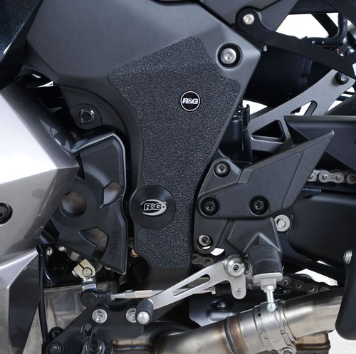 R&G Boot Guard Kit Black (2-Piece Frame-Mounted) Kawasaki Ninja 1000SX 2020-2023 - Picture 4 of 6