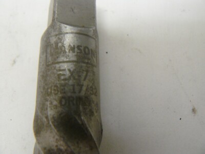 CD-α717D Extra Hanson No.7 use 17/32 drill spiral flute screw extractor made in