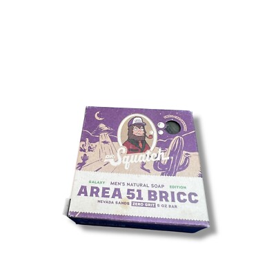 Dr. Squatch Galaxy Edition Bar Soap Area 51 Bricc All Natural with Zero Grit 5oz