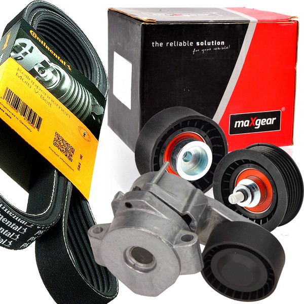 Contitech 6PK1635 Keilrippenriemen-Satz + Spanner FüR Tourneo Transit Boxer-image