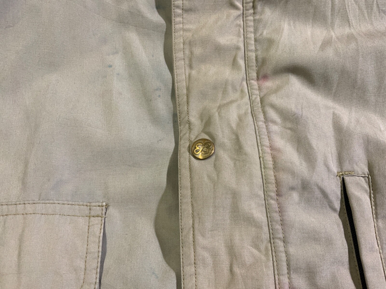 Vintage Eddie Bauer Blanket Lined Zip Up Rain Jacket … Gem