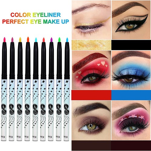 18-Color Color Eyeliner And Lip Liner Gel Pen, Eyeliner Pen, Eye And Lip Liner - Picture 11 of 66