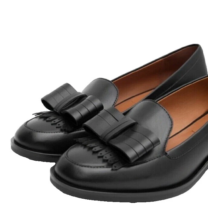 Женские балетки Zara Bow черные