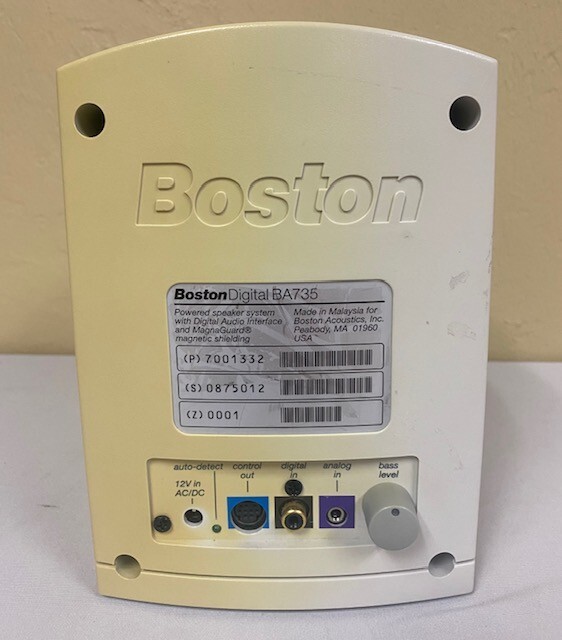Boston Acoustics Digital BA735 Speakers 3 pc Set Subwoofer and 2 PC