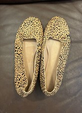 Madewell The Cory Flat in Leopard Calf Hair Women  s Shoes - Size 8.5