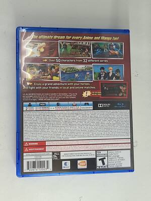J-Stars VS+ PS4 Promo Disc Press Kit PAL Sony PlayStation 4
