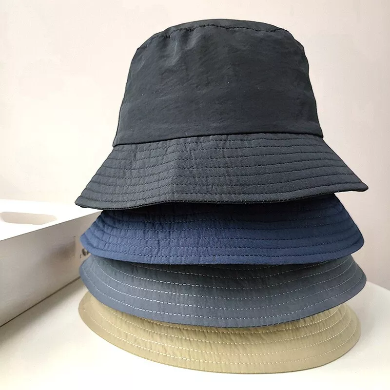 M/L/XL/XXL Quick-Dry Bucket Hat,Oversize Summer Beach Sun Cap for