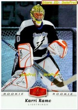 FLAIR SHOWCASAE 2006 KARRI ROMO RC TAMPA BAY LIGHTNING GOALIE MINT ROOKIE #328