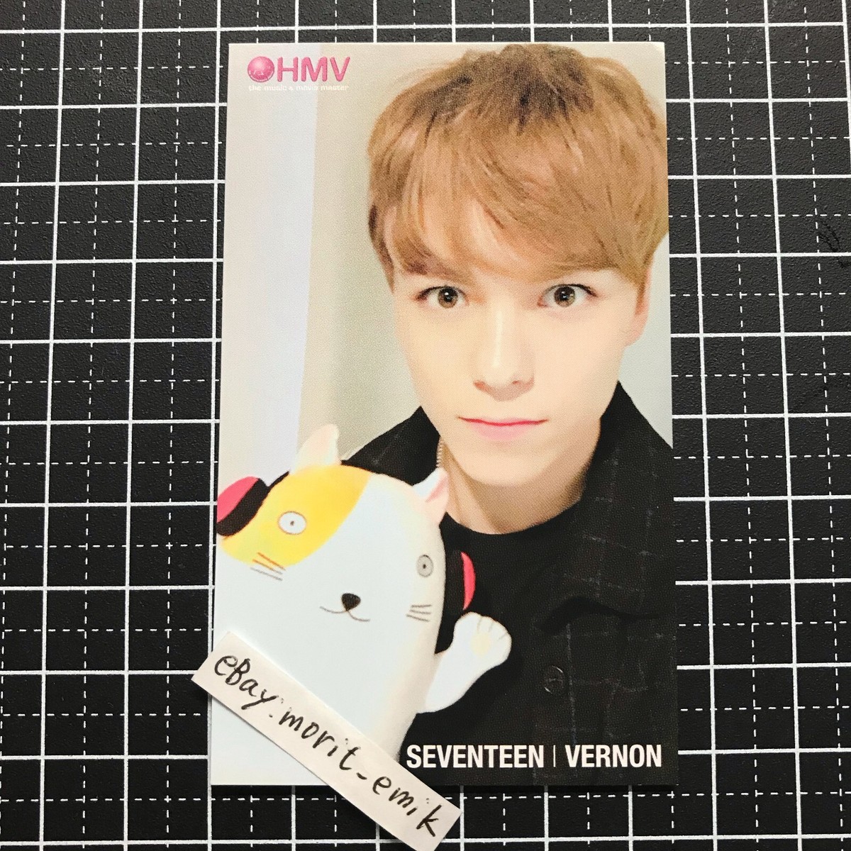 SEVENTEEN トレーディングカード VERNON HOSHI SEVENTEEN VERNON JAPAN SINGLE SHOHIKIGEN CARAT ver CD