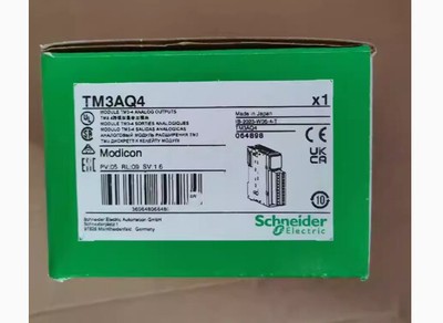 New Schneider TM3AQ4 TM3-4 SORTIES Analog Output Module PLC