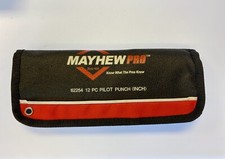 Mayhew Pro Pilot Punch Kit 12 Piece - No Tools - Pouch Only