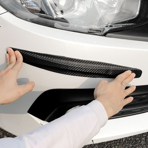 Carbon Fiber Grain Anti-Collision Strip Bumper Guard Protector For Mazda CX-5 - Picture 9 of 13