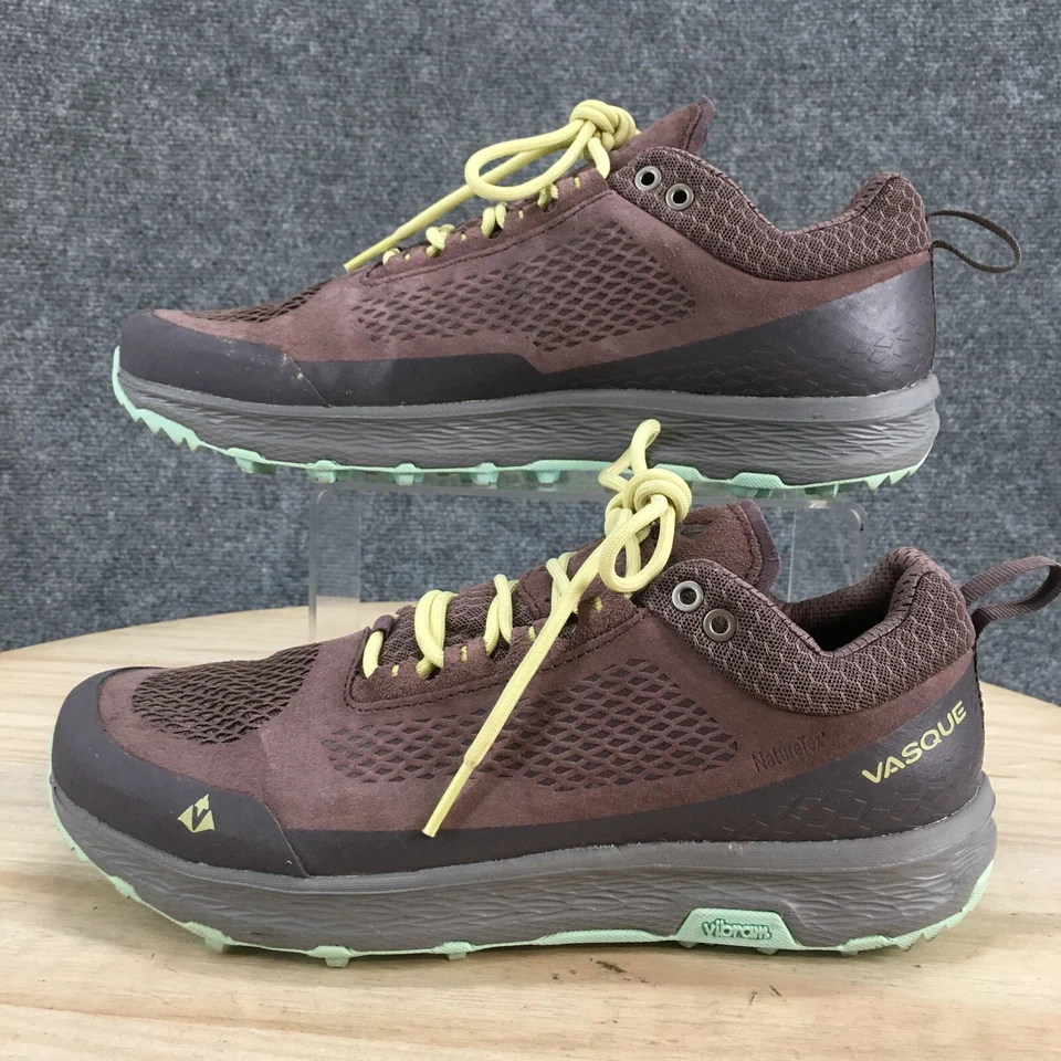 Vasque Shoes Womens 9.5M Breeze LT NTX Hiking Sneakers 7497 Brown Fabric Lace Up - Image 2 of 4