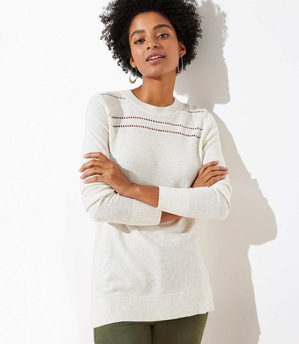 LOFT Women's NWT Stitched Yoke Tunic 