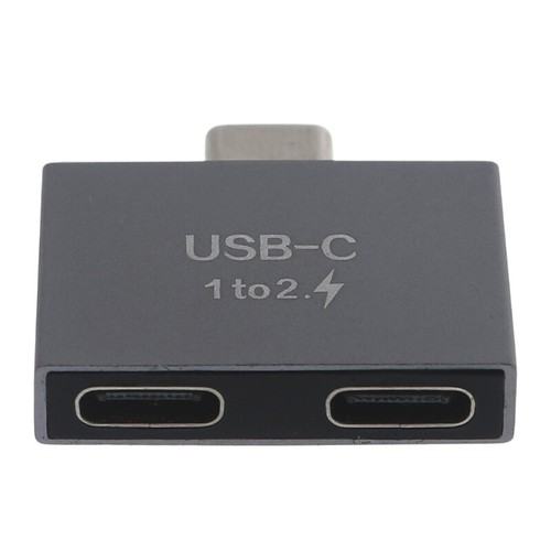 USB C Male to Dual USB C Female Splitter Convter Adapter Extension Connector - Zdjęcie 10 z 12