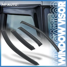 Tape-On Window Visor Shade Vent Wind Rain Deflector Guard for 00-05 Toyota Echo