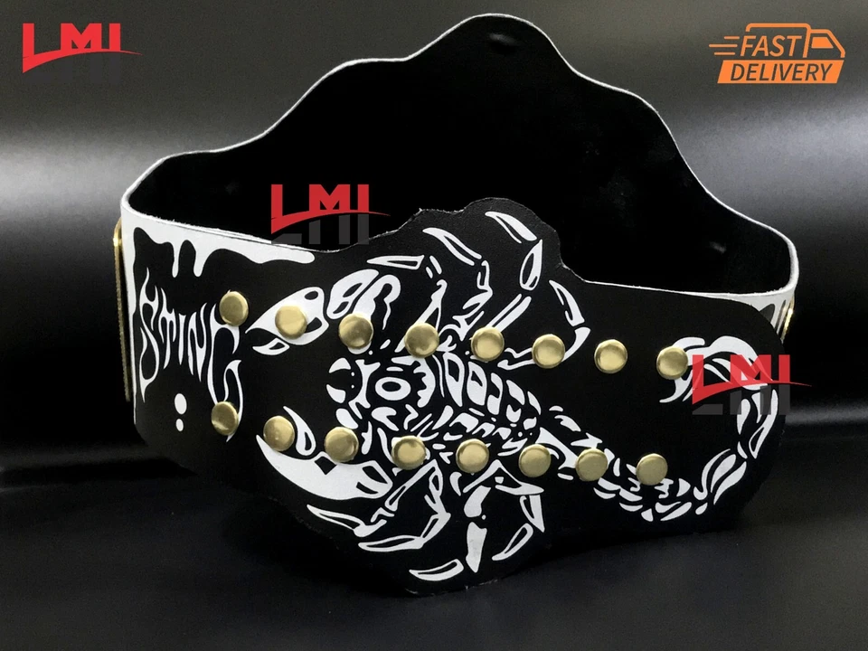 Custom Sting Big Gold Heavyweight Championship Belt Wrestling Title 2mm Brass - Изображение 4 из 4