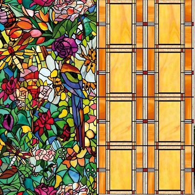 Fensterfolie selbstklebende Glasfolie Sichtschutz UV-Schutz (45cm x 2m)
