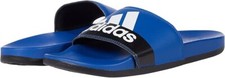 Adidas Adilette Comfort Slides Royal Blue/Cloud White/Core Black GV9713 Size 18