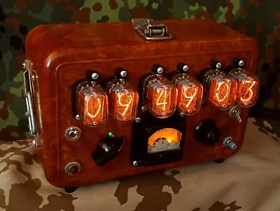 Nixie Tube Clock Military Metro 2033.