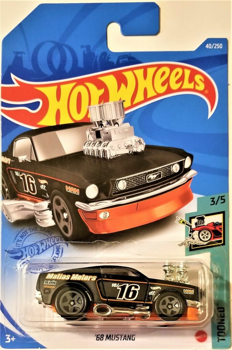 Hot Wheels - 2021 Tooned 3/5 '68 Mustang 40/250 (BBGRY01) | eBay