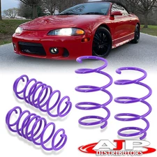 Purple Coil Drop Suspension Lowering Spring Kit For 1995-1999 Mitsubishi Eclipse