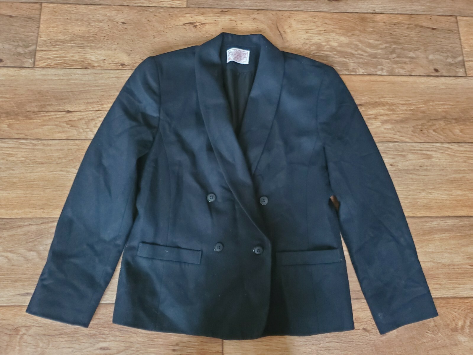 Womens pendleton double breasted black wool blaze… - image 1