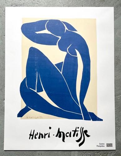 HENRI MATISSE - LARGE EXHIBITION POSTER 60 x 77cm - CENTRE POMPIDOU - PARIS - 第 1/5 張圖片