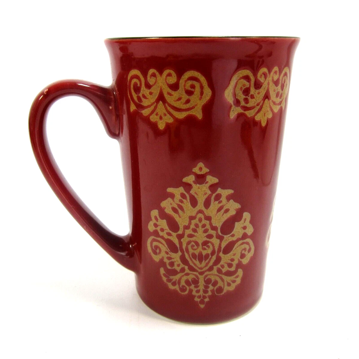 Mikasa Stoneware Mug Unit of 1 Vintage Red Gourmet Basics 16oz