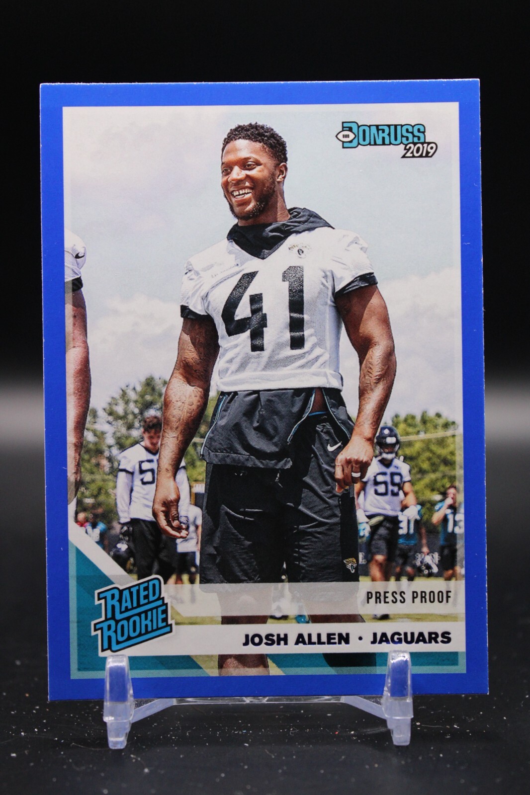 Josh Allen Jacksonville Jaguars 2019 Donruss Rated Rookie Press Proof Blue #343