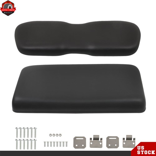Golf Carts Front Seat Bottom Back Cushion For Club Car DS 2000.5+ Black