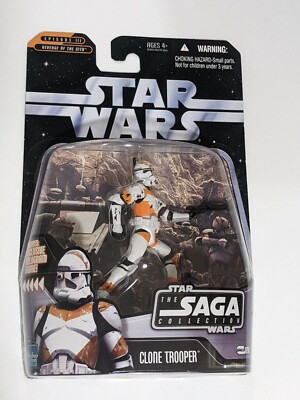 STAR WARS Orange Clone Trooper Saga Collection #26 Figure 2006