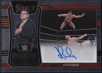 Gunther | Ringside Action Signatures | WWE 2022 Panini Select