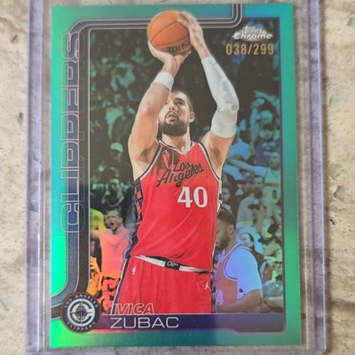 Topps 2024-25 Topps Chrome Green Ivica Zubac Clippers #63 038/299