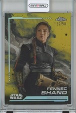 2024 Topps Chrome Star Wars Fennec Shand Base/Gold Refractors/ 20 32/50