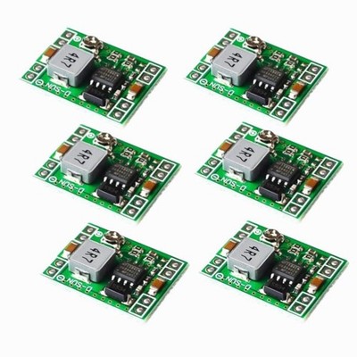 6Pcs MP1584EN Buck Converter, MP1584 Mini DC-DC Reduction Voltage Power Suppl...