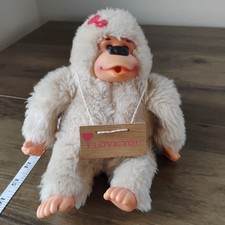 Russ Vintage Luv Pets "I Love You" Thumb Sucking Gorilla Gonga Monkey D1