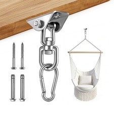 Porch Swing Hanging Kit Heavy Duty 1000lbs Stainless Steel, Easy to Install S...