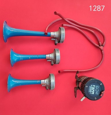 AIR HORN FIAMM TA/0 SERIE 2000 COMPRESSOR MC/1 FOR FERRARI Road Master Oldtimer 