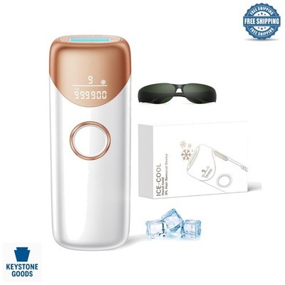 Gold IPL Laser Hair Removal Device with Ice Cooling Technology