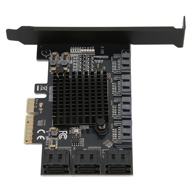 Adapter Card 6Gbps PCIE 4X To 10 Ports SATA3.0 Multi Port Hard Drive Adapter Fit