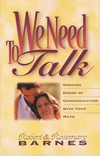 We Need to Talk, Paperback, Robert Barnes and Rosemary Barnes - Image 3