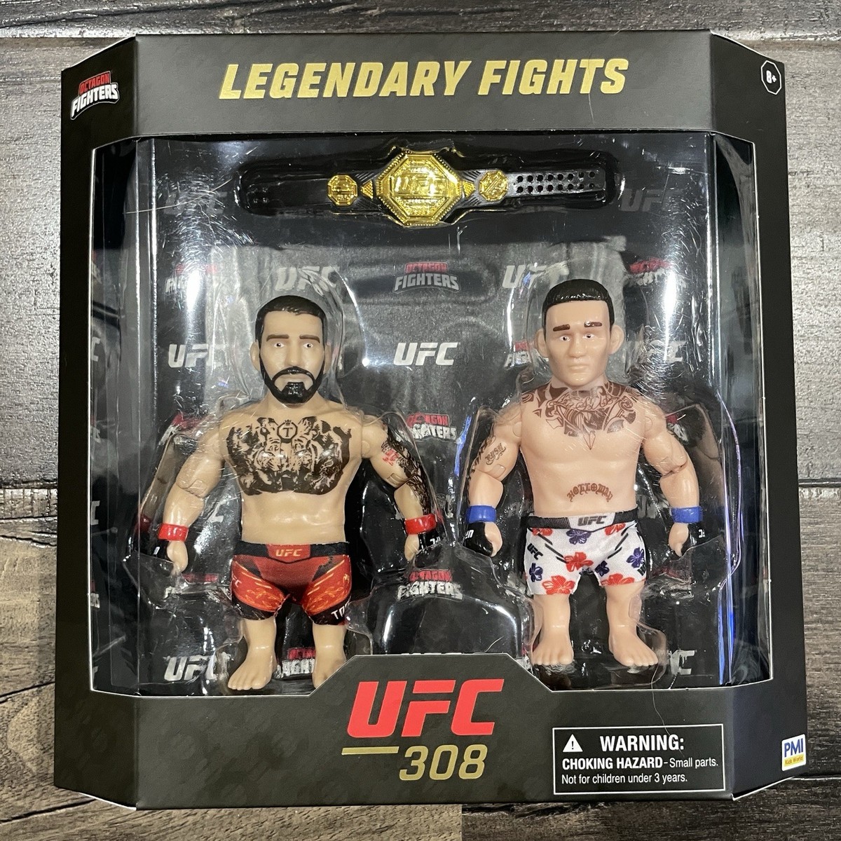 UFC 308 Octagon Legendary Fights Max Holloway Ilia Topuria 2 Pack